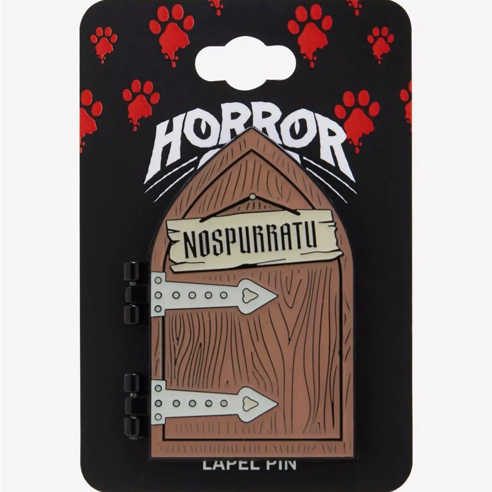 Horror Cats Nospurratu Hinge Enamel‎ Pin Hot Topic